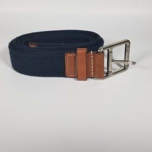 Lacoste Preppy Canvas Webbed Belt Size 42